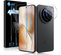 2 Pieces Tempered Glass For Vivo X200s Pro With 2 Pieces Rear Camera Lens Protector, 9h Hardness Screen Protector, Anti-Scratch Ultra Resistant Glass Protection