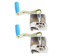 2 Pièces Tendeur de Filet Sportif à Manivelle et Volley-Ball | Fer Robuste, Alignement Stable du Filet, Compatibilité Standard Poteaux, Usage en Clubs et Écoles