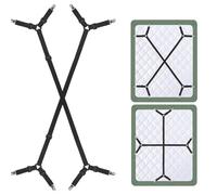 2 Pièces Tendeur Drap Housse,Attache Drap Housse,Tendeurs De Drap Réglables,Elastique Drap Housse pour Draps,Matelas,Planche à Repasser ou Canapé,Bretelle Drap Housse