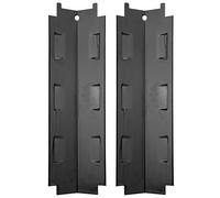 2 Pièces Tentes de Chaleur de Gril, 37cm Diffuseur Chaleur Accessoires Tentes de Chaleur de Remplacement Universelles en Acier Inoxydable pour Gril à Gaz Plaque de Flamme