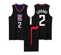 2 Pièces Tenue Basket Enfant/Adulte 2024, Ensemble Basket Enfant/Adulte, Pop Maillot Basket Enfant/Adulte, Maillot sans Manches + Pantalon Court Enfants/Adulte Noir S