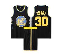 2 Pièces Tenue Basket Enfant/Adulte 2024, Pop Maillot sans Manches + Pantalon Court Noir L