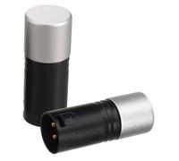 2 Pièces Terminateur Xlr 3 Broches Résistance 120 Ohms, Argenté | Installation Rapide, du Bruit, Ligne Dmx Stable, pour Contrôleurs et Projecteurs de Scène, Concerts