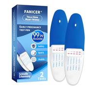 2 pièces test de grossesse, Pregnancy Test avec Indicateur de Semaines, Test de Grossesse Fiable et Rapide, Ultra-sensible, Détection rapide en 3 minutes, Rapides et Haute Précision