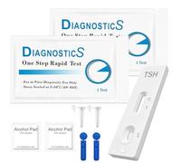 2 Pièces Test TSH auto-dépistage dysfonctionnement thyroïdien - Auto-test à domicile - Blanc
