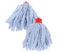 2 pièces tête de rechange for vadrouille de cuisine têtes de vadrouille non tissées tête de vadrouille domestique en tissu raclette de vadrouille humide accessoires de sol tête de vadrouille commercia