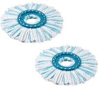 2 Pièces Têtes de Rechange Compatible avec Leifheit Clean Twist Disc Mop, Balai Serpillère Franges de Remplacement en Microfibres, pour Les Nettoyage Particules de Saleté, Lavage Sol