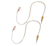2 Pièces Thermocouple de Brûleur de Cuisinière à Gaz 17,5 Pouces | Cuivre et Abs, Sécurité pour Veilleuse, Remplacement D’appareils à Gaz, pour Barbecue et Foyers