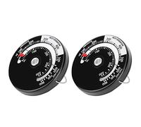 2 pièces thermomètre de poêle à bois, compteur de température de four de cheminée jauge de température de cuisine pour poêle à bois conduit de cheminée brûleurs à bûches