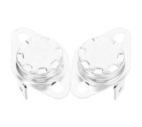 2 Pièces Thermostat de Chauffe-eau Blanc en Fer et Plastique, Sécurité | Protection la Surchauffe, Compatible Plusieurs Marques, pour Maintenance DIY et Ateliers de Réparation