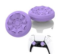 2 pièces Thumbsticks, Silicone Joystick Grips Caps pour PS4 Controller et pour PS5 Controller à Aide avec Viser, Controller et Réduire Pouce Fatigue, Violet