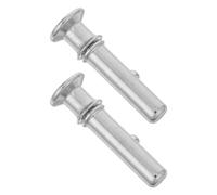 2 Pièces Tige de Remplacement en Acier Inoxydable M8 | Conception Filetée Facile à Installer, Compatible Bouchon de Vidange Évier, pour Bricolage et Maintenance