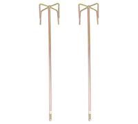 2 Pièces Tiges de Mélange, Alliage, Brassage Uniforme | Peinture et Colle à Carrelage, Usage Intérieur ou Jardin, Accessoires de Rénovation, Résistant à Rouille