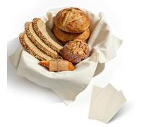 2 Pièces Toile de Fermentation en Lin 48x36 CM | Baguettes et Batards, Cuisson à Maison, Beige , Fournitures de Pâtisserie