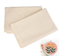 2 Pièces Toile Punch Needle de Moine, 65x50 cm Tissus de Tufting Broderie, Durable Broder en Coton Tissu pour Couture, Lavable Croix Toile a Broder pour Couture Diy, Cross Stitch Fabric pour Broderie