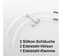 2 pièces Torrex® 30700 Tuyau de rechange pour presse-agrumes à vapeur Kit de remplissage - PACK DOUBLE en kit - résistant aux aliments et à la température