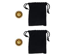2 pièces : toupie en acier inoxydable, jouet à rotation automatique, forme de champignon ; toupie raffinée avec sac de rangement, idéale pour enfants et adultes, cadeau (Or (lumière blanche chaude