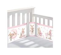 2 Pièces Tours de Lit Bébé Cabane,4 Côtés Tour de Lit Respirant Doublure en Maille 3D Anti-Flux d'air,P BARRIERE DE SECURITE CODODO