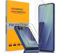 2 Pieces Tpu Screen Protector + 2 Pieces Tempered Glass Back Compatible With Samsung Galaxy Z Flip 7 5g, [High Resolution][Bubble Free]