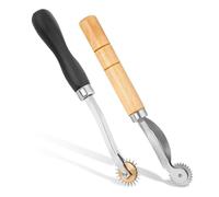 2 Pièces Traçage Pointe d'Aiguille, Outils de Couture de Roue, Roue à Coudre Outil, Outil de Roulette à Patron, pour le Cuir, L'artisanat en Tissu de Papier et la Couture de Modèles de Bricolage