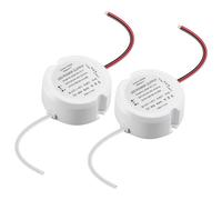 2 Pièces Transformateur 12 V 36 W 3 A, Mini Bloc d'alimentation, Driver LED pilote, Adaptateur à Tension Constante pour Eclairage LED en Intérieur et Extérieur