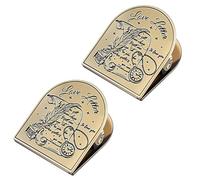 2 pièces trombone de note Antique pince de Page de journalisation pour livre cahier Journal planificateur Documents organisation de réception fournitures de bureau antiques