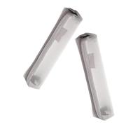 2 Pièces Trousse à Crayons Transparente en Nylon à Fermeture Éclair pour | Organisateur Scolaire, Structure Stéréoscopique, Ouverture Fluide, pour Clés et Compas, Bureau