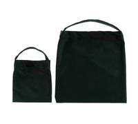 2 Pièces Trousse de Maquillage de Voyage en Polyester Vert | Pochette de Rangement, Usage Camping et Extérieur, Protège la Confidentialité, pour Petits Objets