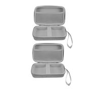 2 Pièces Trousse de Maquillage Valise Mini Grosse Capacité | Voyage Pratique, Design Simple et Élégant, Format Portable, pour Femmes, Rangement Soigné des Essentiels