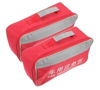2 Pièces Trousse de Premiers Secours en Tissu Portable | Grosse Capacité, Légère et Facile à Transporter, Style Élégant, Maison Sorties