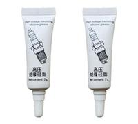 [2 Pièces] Tube De Lubrifiant De Graisse De Silicone D'isolation Haute Tension, Graisse Diélectrique Polyvalente, Lubrifiant De Silicone Pour Joints En Caoutchouc, Électronique, Bougies D'allumage