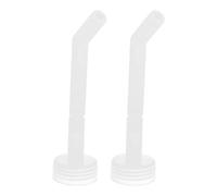2 Pièces Tube de Mangeoire à Oiseaux Abreuvoir pour Perroquet | Tube D'alimentation Remplaçable, Facile à Nettoyer Assembler, pour Oiseaux de Cage Domestiques