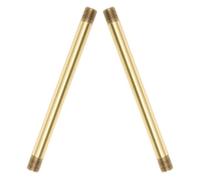2 Pièces Tube Droit en Cuivre M10 à Double Filetage pour Lampe