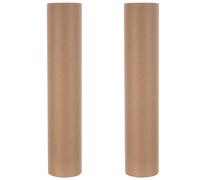 2 Pièces Tube Postal Robuste 3x15,7cm avec Bouchons, Carton Kraft | Affiches Roulées, Cartes et Plans, Structure Rigide, Usage Atelier ou Présentation Client
