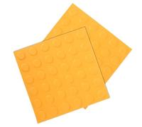 2 Pièces Tuiles Aveugles Orange en Pvc pour Chemins Intérieurs