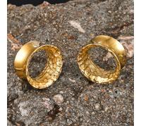 2 pièces Tunnels d'oreille, bouchons, dilatateurs en acier inoxydable 316L. Bijoux de corps unisexe style hip-hop punk 12mm,14mm,16mm,22mm,10.0mm,8.0mm,6.0mm,19mm,25mmAcier inoxydable