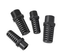 2 pièces Tuyau PVC Filtre Pompe à Eau Aquarium Crépine d'Aspiration/Trop-Trouver Entrée d'Eau for Aquarium Bouchon Perméable PVC(1I2 Thread)