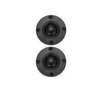2 PièCes Tweeter 1.5 Pouces 6Ohm 30W DôMe Film de Soie Tweeter Hifi Haut-Parleur Aigu Haut-Parleur Audio avec Dissipateur Thermique