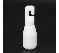 2 pièces Type de Crochet Pointe de Canne Accessoire de Remplacement Canne Aveugle Canne de Marche Blanc Noir Rouge (Petite tête Blanche)