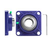 2 Pièces UCF208 Roulement de Bride Carrée,D'alésage de 40 mm,Palier de Bride de Bloc D’oreiller,Corps de Palier en Fonte pour Fraiseuse,Tour, Imprimante 3D, Systèmes de Transport,Bricolage