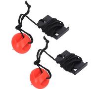 2 pièces Universal Tapis de course Clé de sécurité Tapis de course Interrupteur de sécurité magnétique Serrure Bouton d'arrêt d'urgence pour l'exercice