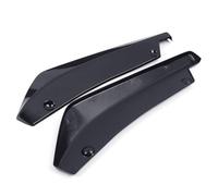 2 Pièces Universel Arrière Lèvre Diffuseur Séparateur Spoiler Auto Parechocs Accessoires Décoratifs Aileron Aile Autocollant Ailerons(Black)