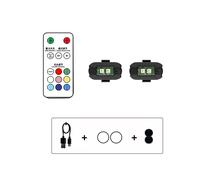 2 Pièces Universel Led Anti-Collision Voyant D'avertissement Mini Signal Drone Avec Lumière Stroboscopique 7 Couleurs Clignotant-Générique