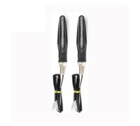 2 Pièces Universel LED Moto Clignotant 12v IP68 Étanche Ambre Clignotant Indicateur Clignotant Feux Arrière Lampe Accessoires Indicateurs de Direction