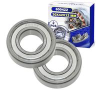 2 Pièces Universel Roulement Bille 6004 ZZ avec la Taille de 20x42x12 mm - MONTERAL