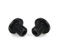 2 Pièces Universelles M10 * 1.25 Miroir De Moto Trou Bouchon Boulons Pour GSX-S 1000 2015-2023 GSX-S 750 2017-2021 GSX-S125 2017-2020 Vis Écrous(2pieces Left Black)
