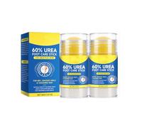 2 Pièces Urea Cream 60%，Bâton de baume hydratant pour les pieds à l'urée，Applicable à Crème Pieds Très Secs et Abîmés, Baton Baume Pour Pieds