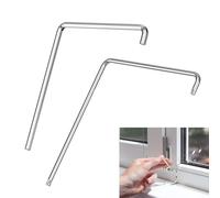 2 Pièces util de Réglage de Fenêtre, Clé Allen 4mm & TORX TX15, Kit d'outils de Réglage de Fenêtre, Clé de Réglage Fenêtre, pour un Ajustement Polyvalent des Ferrures de Fenêtre