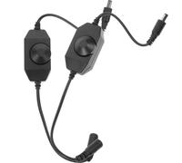 2 Pièces Variateur LED à Bouton Unique, Circuit Simple 12v-24v Dc | Commande Marche Arrêt et Réglage, Plastique Noir, pour Ruban 24v, Lumière Monochrome