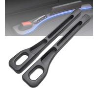 2 Pièces Vehicle-Mounted Gap Leak-Proof Filling Strip,Gap Filler Pad pour Siège Auto,Siège de Voiture Gap Filler Pad Bouchon,d'Auto Coussins de Remplissage de Siège de Voiture (Noir)